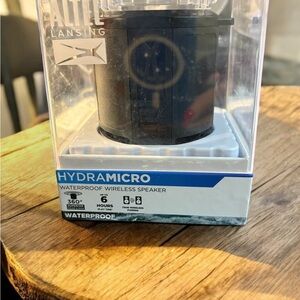 Altec Lansing Black Hydramicro Waterproof Wireless Speaker NEW